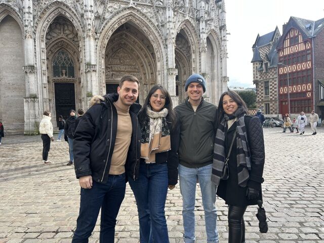 Balade dans Rouen avec Betty et Antoine