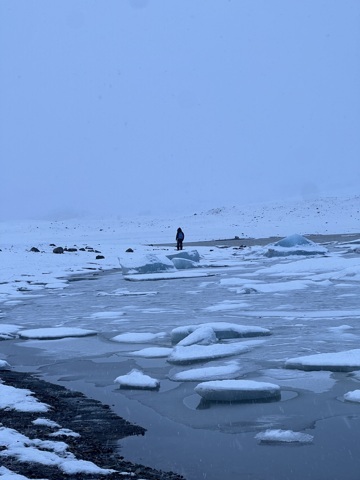 Lagoon glacier