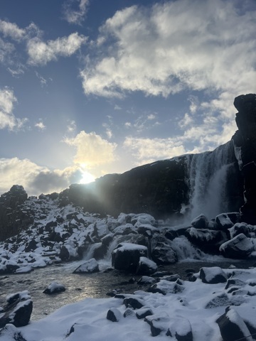 Cascade du Parc de Thingvellir