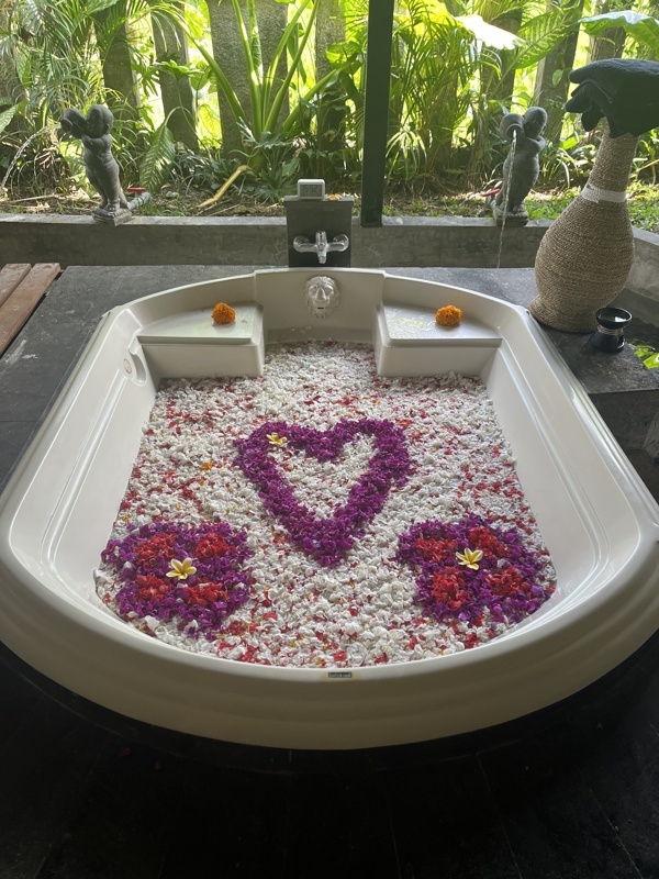 Bain floral