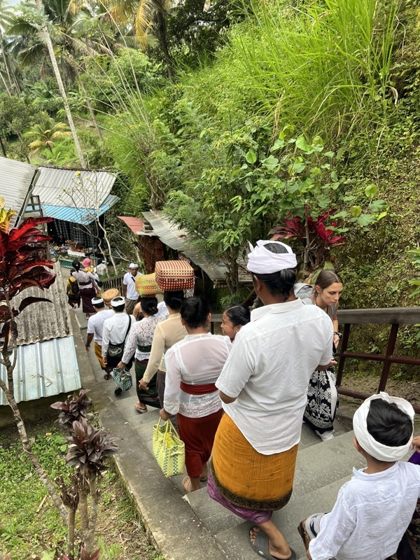 Les marches du sanctuaires