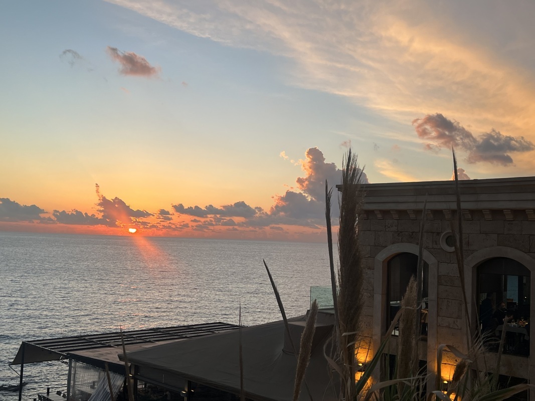 Coucher de soleil à Byblos