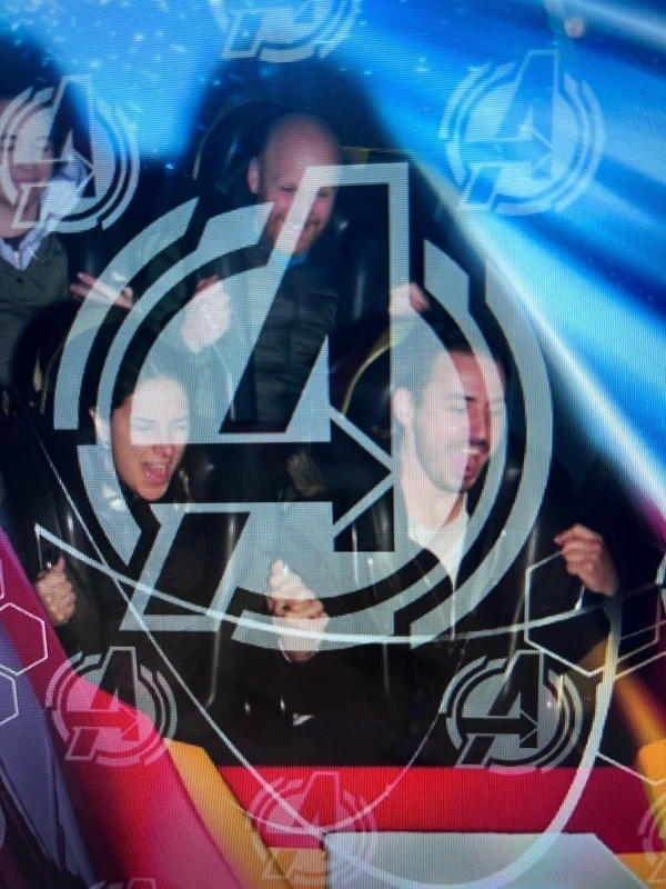 Roller coaster - Avengers …. ça se voit la peur ?