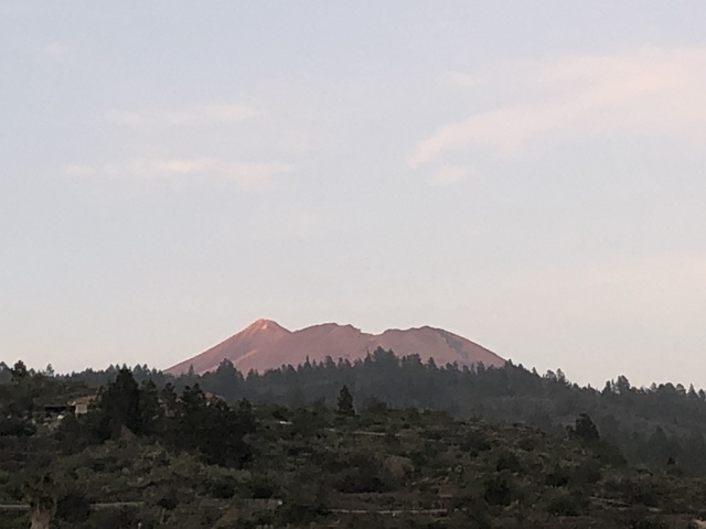 El Teide depuis l'hôtel