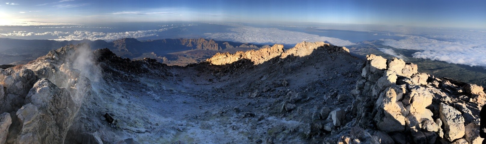 Le pic du volcan