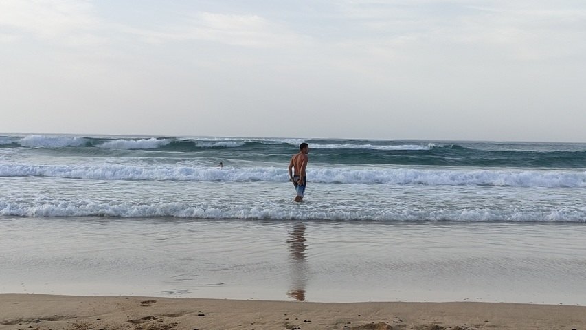 Baignade à Cofete