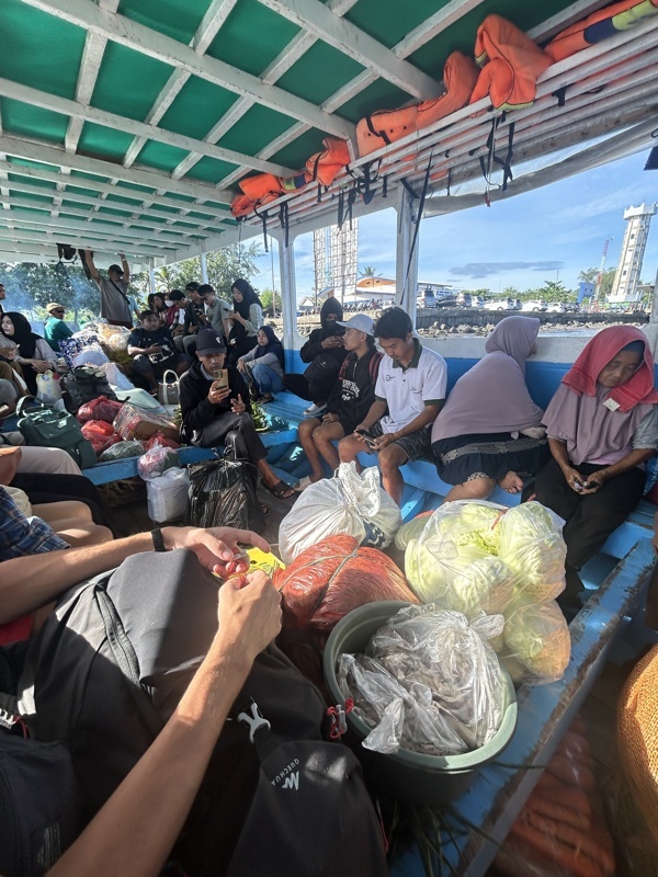 Notre bateau de Lombok à Gili Air