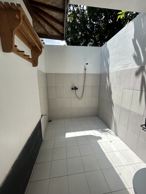 Salle de bain en extérieur