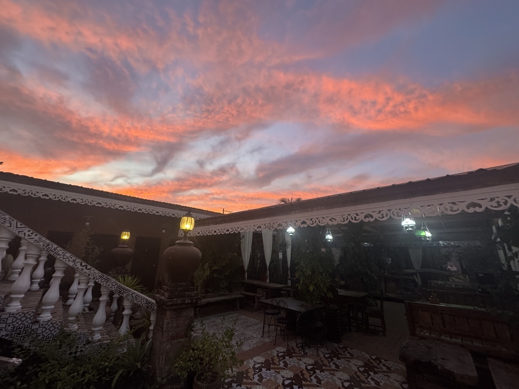 Notre guesthouse avant la veille