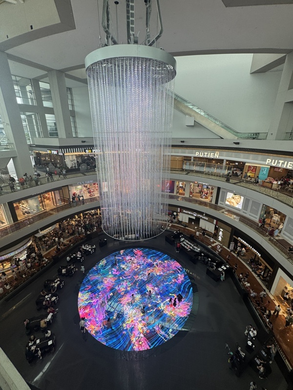 Centre commercial luxe