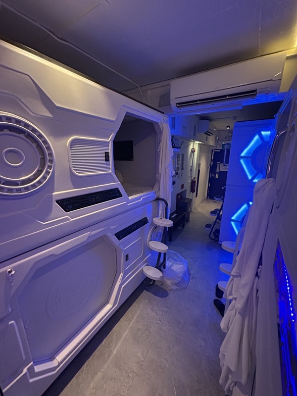 Voici notre dortoir capsule