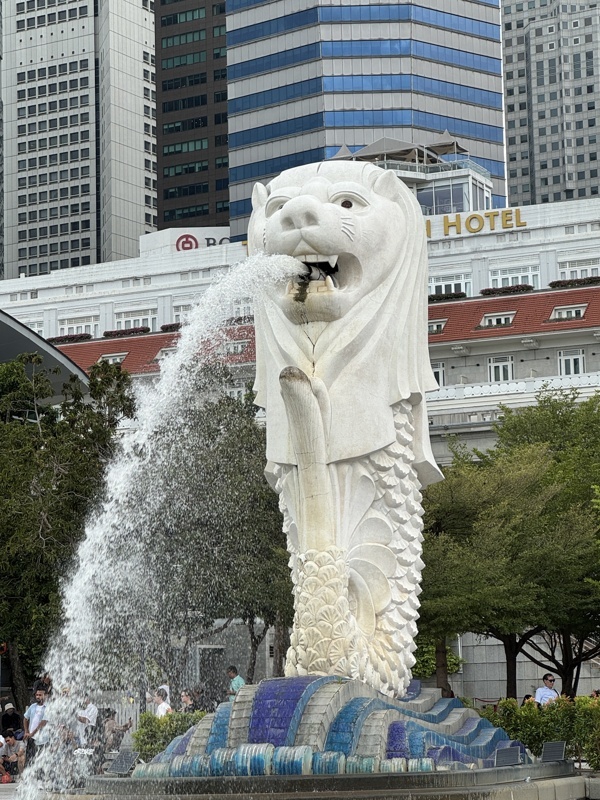Tête de lion et corps de poisson