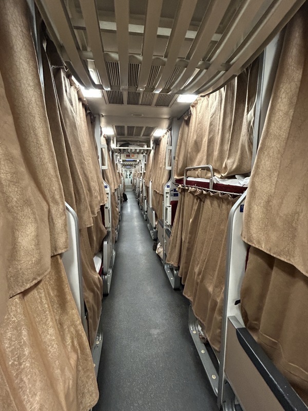 Première expérience en train couchette 