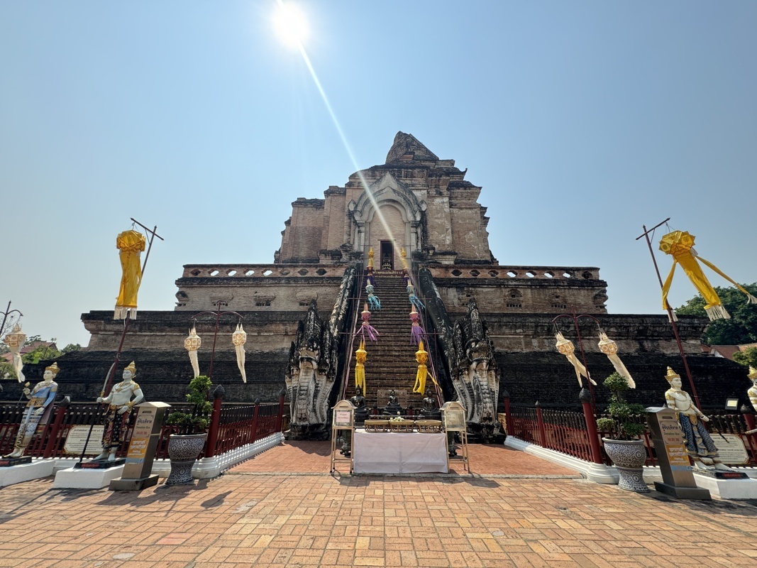 Le plus connu d’ici : Wat Chedi Luang