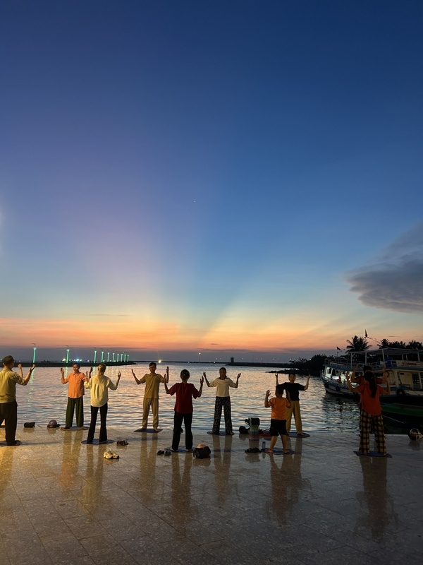 Méditation au sunset