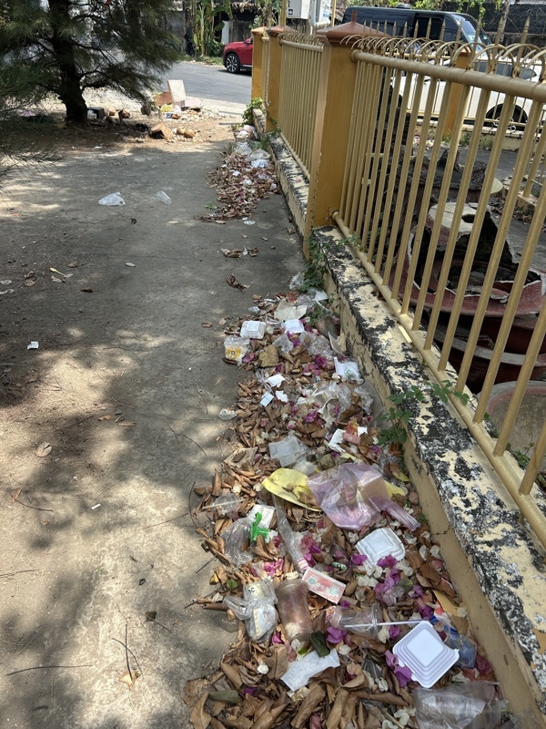 Les rues sont très sales