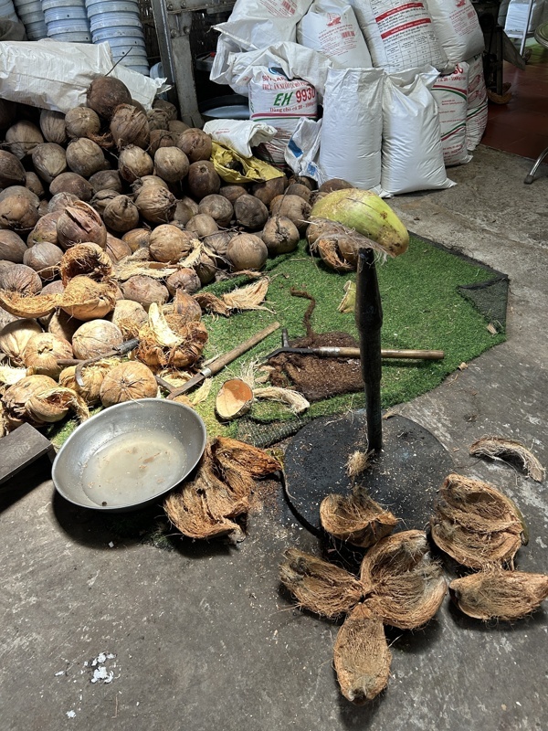Étape pour les bonbons à la coco