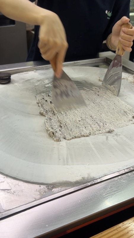 3. Rolled ice cream : mes photos sont les mauvais ordres pour cette explication