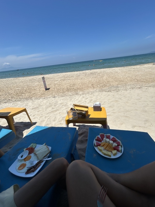 Déjeuner à la plage