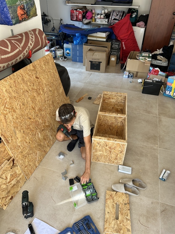 Le moment tant attendu, le montage des meubles