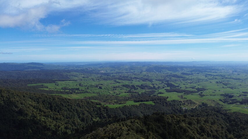La vue du sommet
