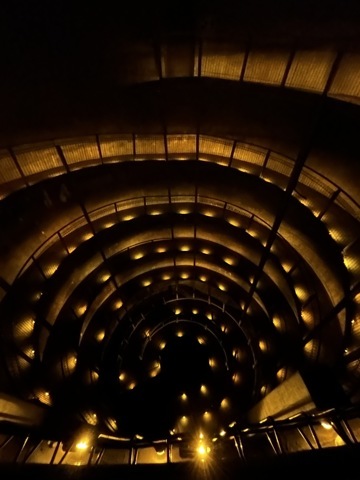 Passerelle en spirale de la grotte Ruakuri