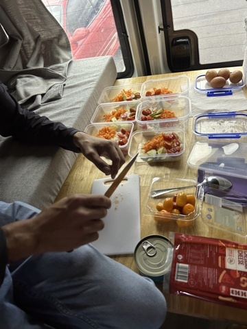 Préparations de nos tups du midi pour la semaine