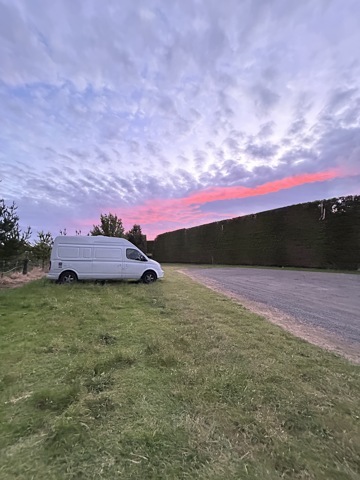 Coucher de soleil chez Brian