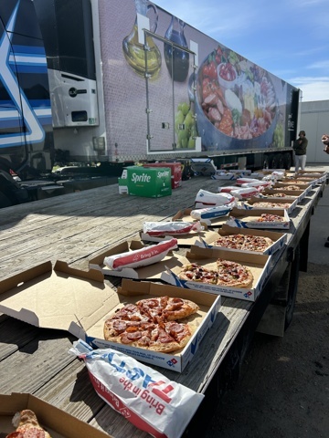 Dernier jour, merci Jacqui pour les pizzas