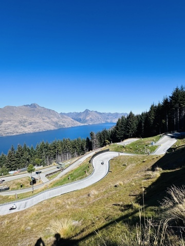 Une des pistes de luge