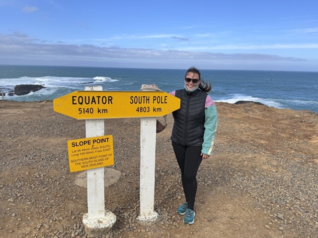 Slope point, le point le plus au sud