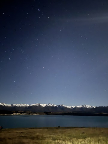 Notre camp au lac Pukaki