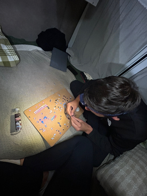 18h à la frontale pour faire un mini puzzle