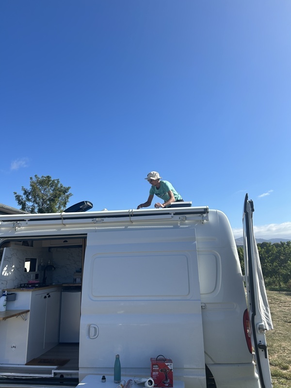 Nettoyage du panneau solaire