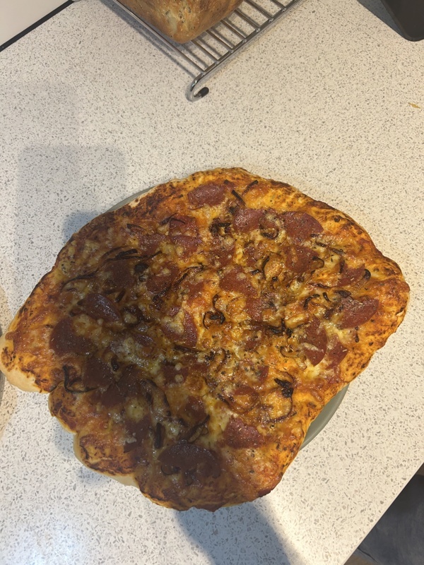 Pizza cuite