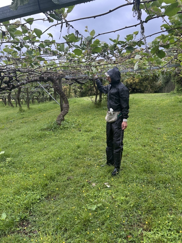 Cette fois option imperméable de la tête aux pieds