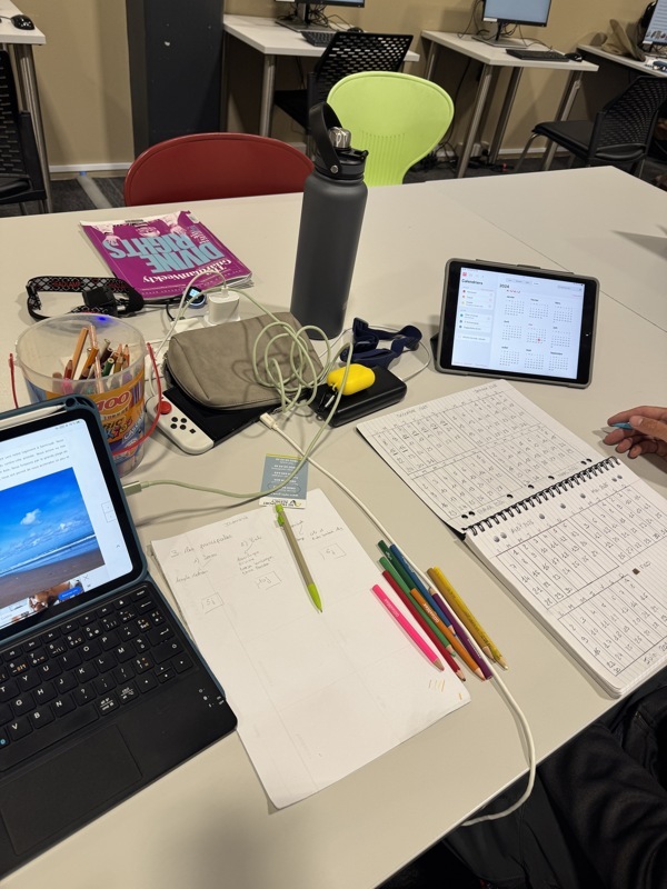 On en a passé du temps dans les bibliothèques pour bosser, se mettre au sec et au chaud