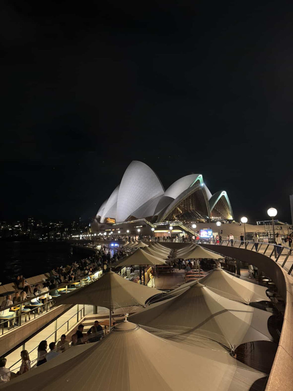 Opera de Sydney de nuit