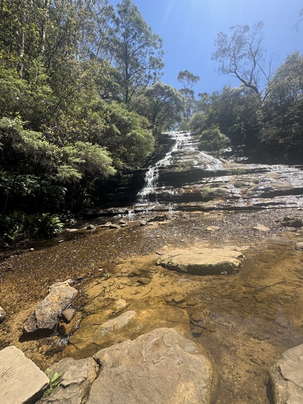 Petite cascade sur le chemin