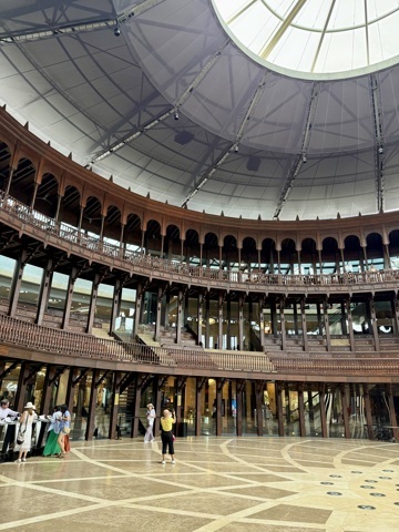 Les anciennes arènes actuellement un centre commercial
