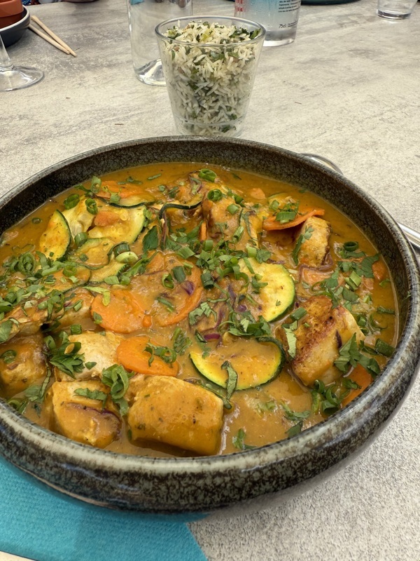 Thon jaune à l'asiatique