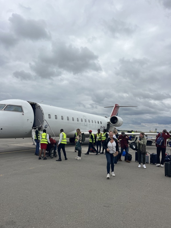 arrivée aéroport Victoria falls