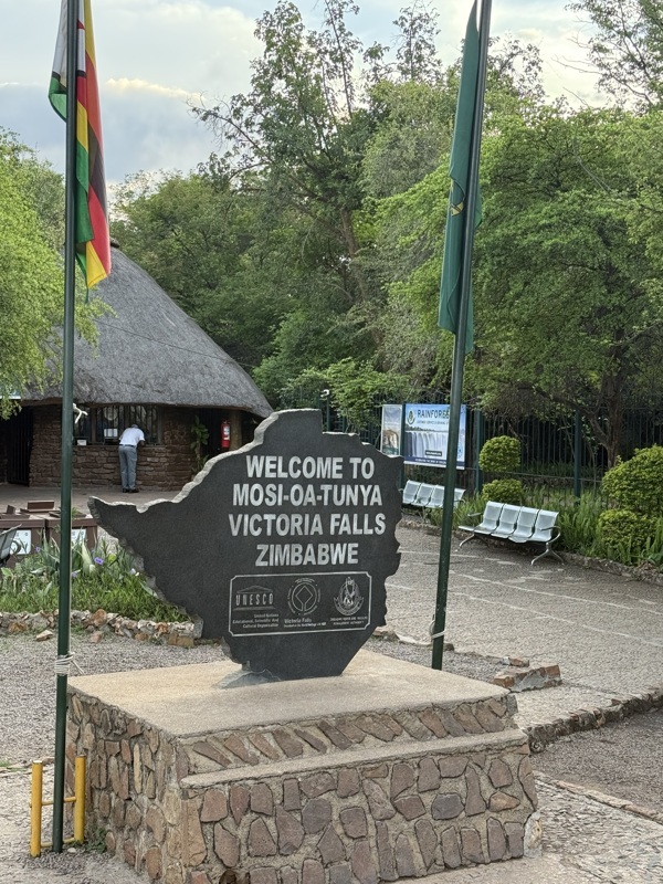 entrée du parc des chutes Victoria