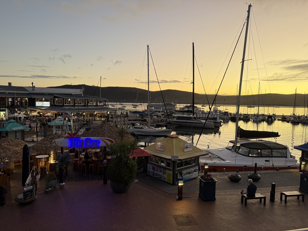Dîner au port de Knysna