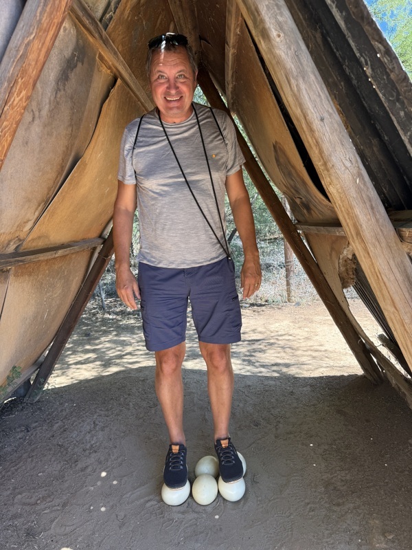 Ouf ça n’a pas cassé. Il paraît que ça supporte 100 kgs. Bonne nouvelle pour les œufs mais aussi pour moi!