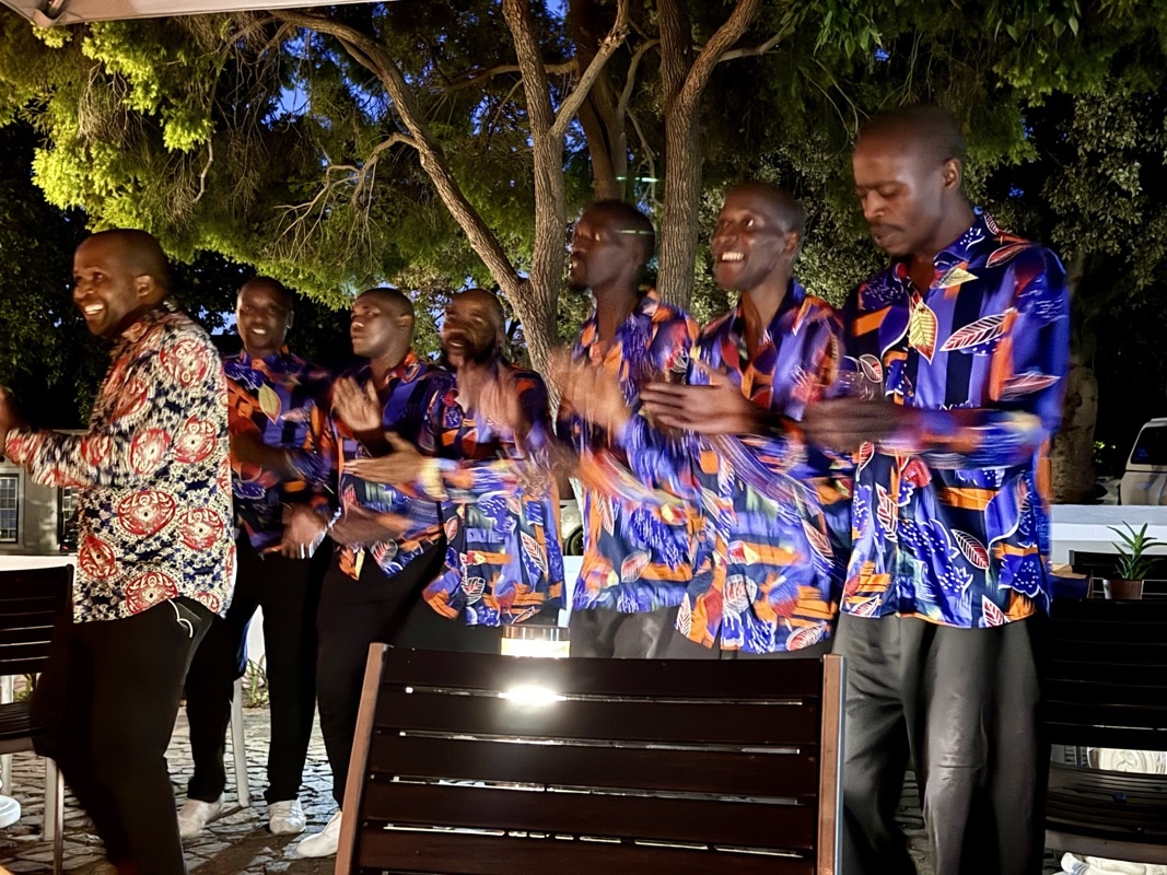 Groupe chantant à capella, forts les gars