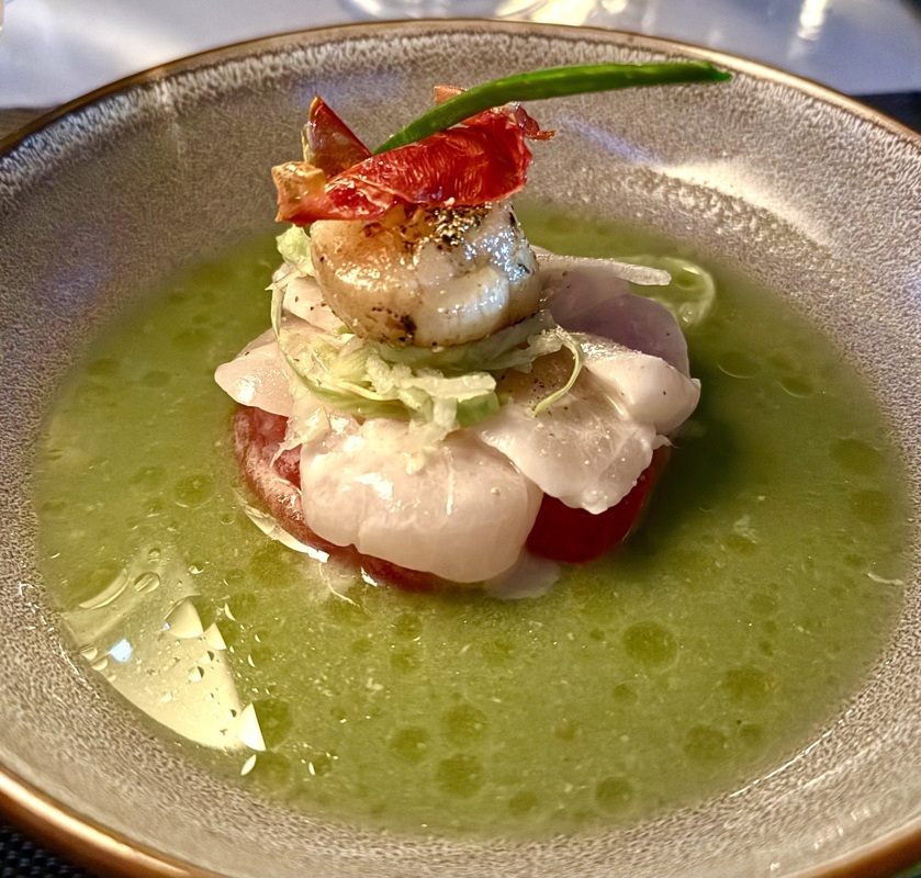 Saint Jacques en carpaccio