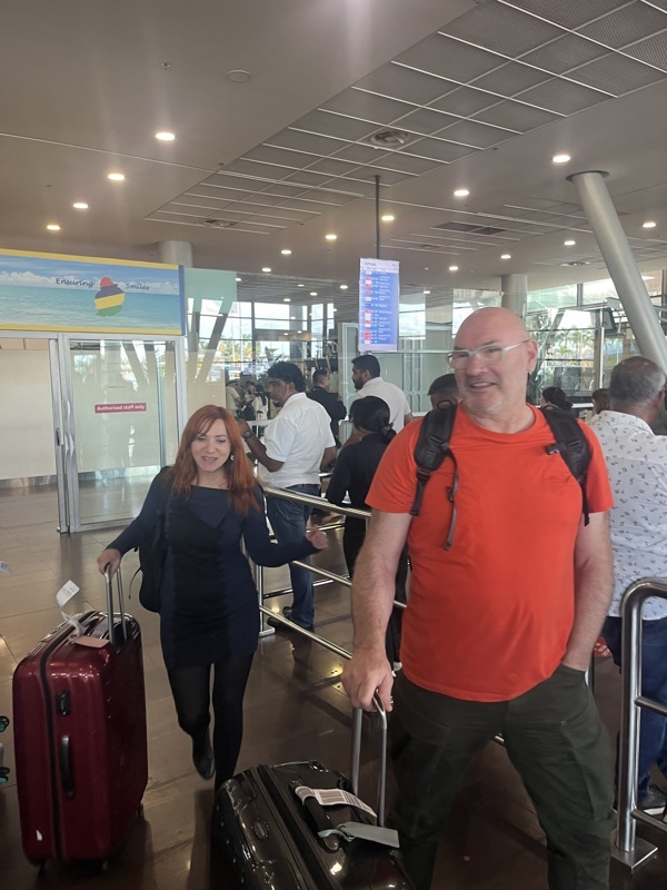 Arrivée sur l'ile Maurice