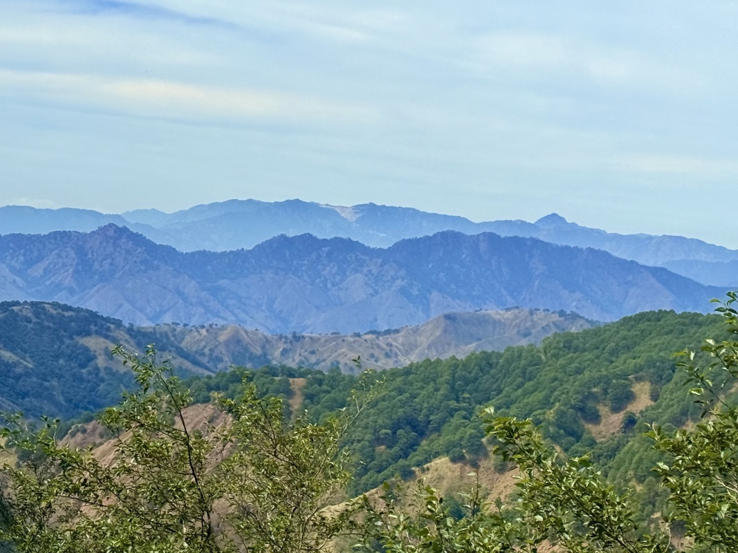 La cordillère entre Banaue et le Pinatubo