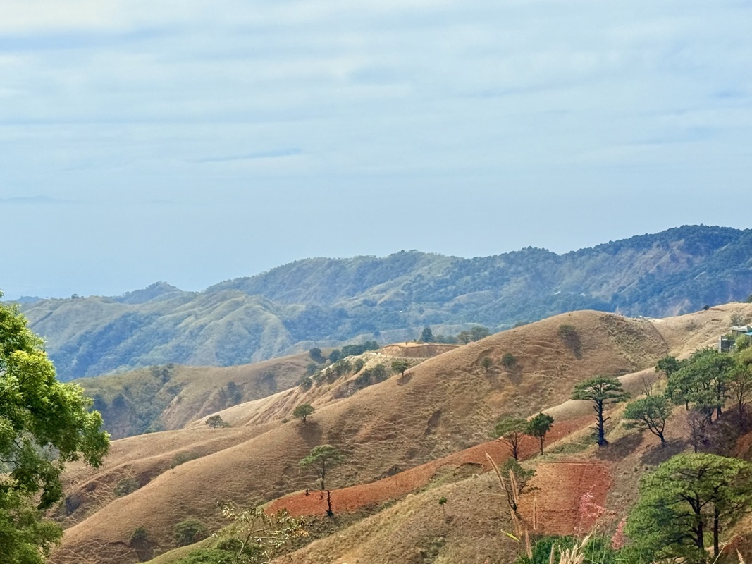 La cordillère entre Banaue et le Pinatubo